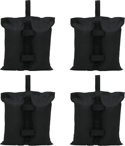 Canopy Weights Sand Bags, Sandbags for Weight, Tent Weight Bags Set of 4 for Camping Canopy, Outdoor Patio Shelter Umbrellas