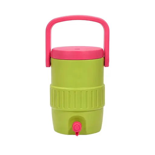 Can-style insulated drink holder, mini can cooling cup, portable double-layer lightweight travel camping outdoor insulating sleeve for soda, beer and other beverages.(GREEN)