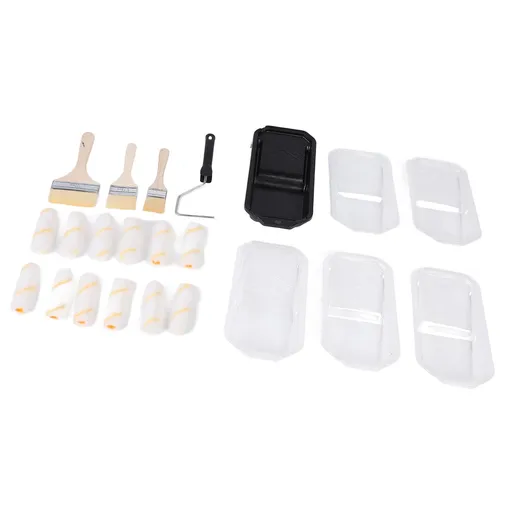 Paint Roller Set Painting Brush with Tray Home Painting Supplies Wall Painting Roller for House