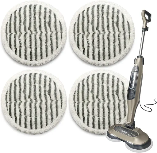Steam & Scrub Mop Pads or Shark S8201 S8001 S7001 S7201 S7000AMZ S7000 S7005 S7020 S7001C Steam & Scrub Mop Dirt Grip Steam Mop Replacement Pads