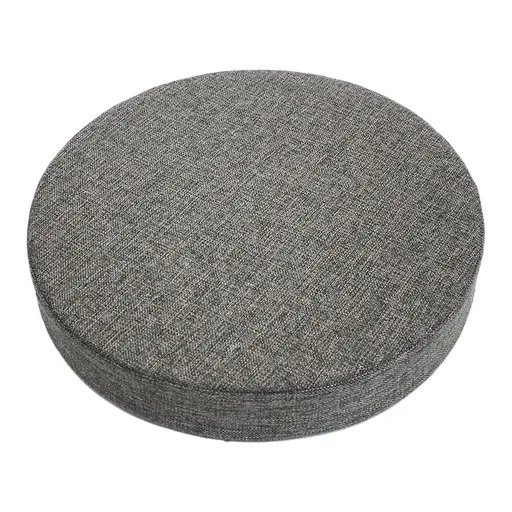 Round Outdoor Chair Cushion for Patio Furniture - Patio Cushion Pad for Garden Sofa, Wicker Chair, Porch - 2 Pack - with Ties - Soft Supportive Seat Cushion for Home, Camping - Light Density Foam