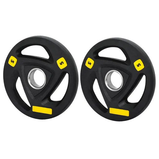 Everfit Weight Plates Olympic 5kgx2 Dumbbells Barbells Plate Weight Lifting Home