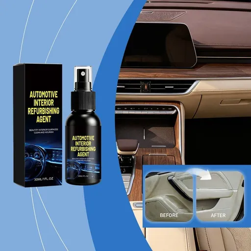 Car Leather Cleaner, Leather Cleaner & Conditioner, Cleans, Restores & Protects Leather, UV Protection Prevent Cracking & Fading