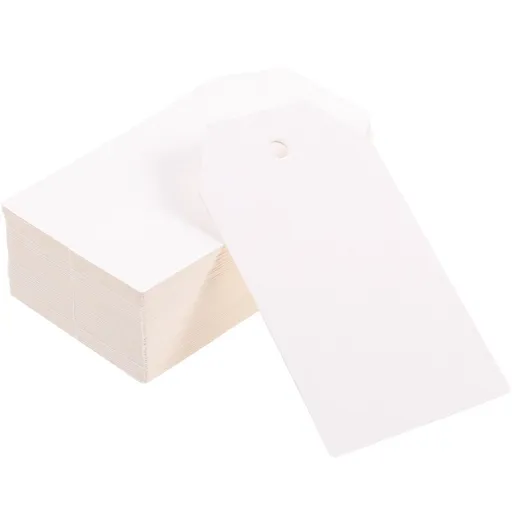 200pcs Blank Paper Tags for Hanging, Printable and Paintable Labels for Crafts, , and Organization