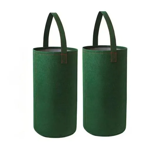 Hanging Aeration Planter Easy Planting Space Saving 2 Pack for Hot Peppers Strawberries Herbs 22 x 38 Fabric Material