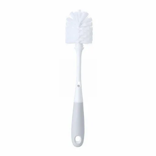 2-in-1 Kitchen Cup Brush, 12.2x2.4in Detachable Bottle Cleaner, Long Handle Scrubber with Suction Base for Milk Bottle, Pot, and Dish Cleaning