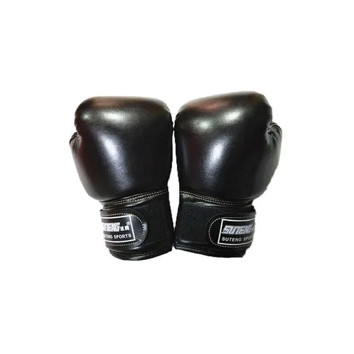 Boxing Sparring Training Gloves MMA Kickboxing Punching Gloves for Practice Sessions - Black