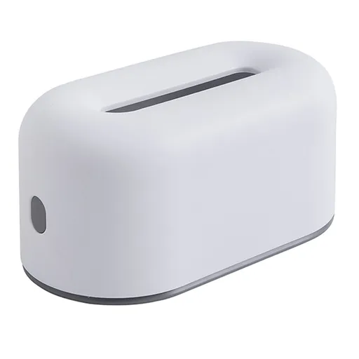 Nordic Ins Plastic Tissue Box Simple Paper Holder Dispenser Home Storage Case for Home Dormitory Bedroom Coffee Table Restaurant Warm White