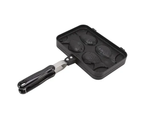 Taiyaki Fish Shape Cake Maker, Non-Stick Double Baking Pan Waffle Mold