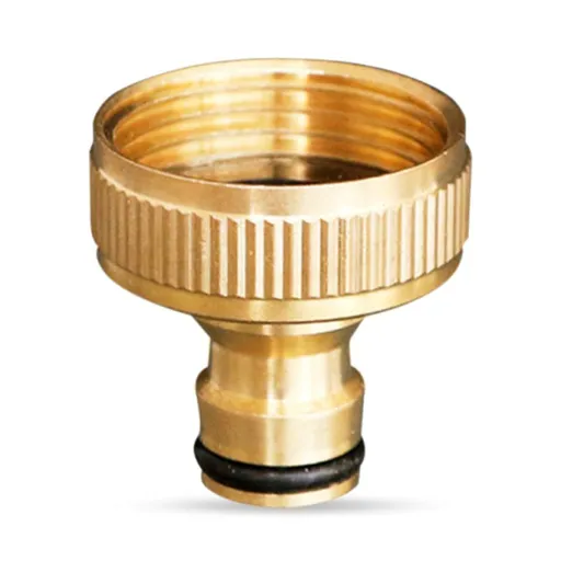 Pure copper nipple type 6-point inner tooth copper connector 3/4 inner tooth nipple copper connector nipple connector