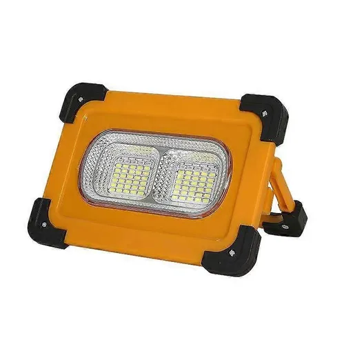 LED Portable Solar Lamp Fast Charging Rechargeable Light with Rotatable Handle for Outdoor Camping Emergency Home Large