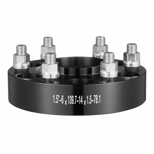 1.5" 6"x5" Wheel Spacers Wheel Adapters 6 Lug Forged Spacer 4 PCS Black