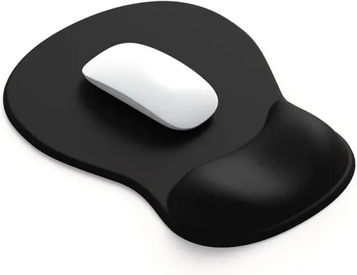 Ergonomic Gel Mouse Pad with Wrist Rest Black