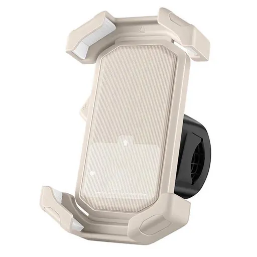 Adjustable Motorcycle Phone Holder With Silicone Protection For Secure Locking, for Vehicle Maintenance and Replacement, Grey
