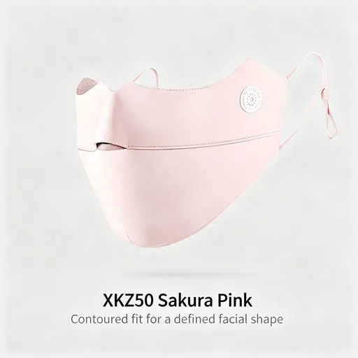 3D Stereo Version Sakura Pink One Size | 3D Shaping Sun Protection Mask | Christmas No Lipstick Smudge Gift | Stereo Breathable Eye Corner Shield Mask