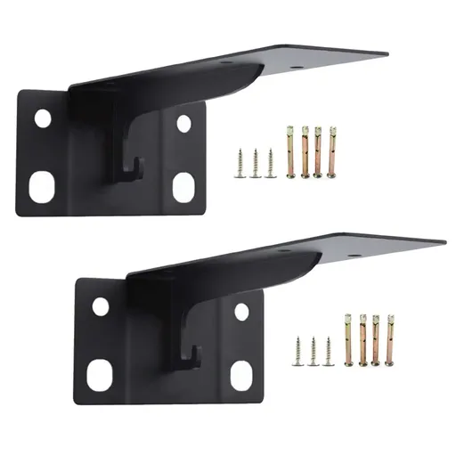 2PCS Heavy Duty Hidden Shelf Brackets,Wall Brackets for Shelves, Ideal Shelving Accessory for Living Rooms, Bathrooms and Kitchen
