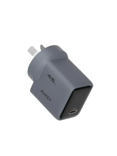 AUKEY Comet 45W GaN USB-C PD/PPS Fast Wall Charger for iPhone, Samsung & USB-C Devices – PA-C2