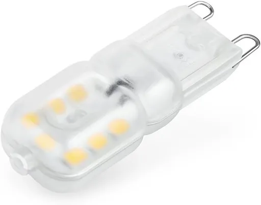 G9 3W LED Light Bulbs G9 Bi-Pin Base 3W 110V Warm White LED Bulbs for Landscape Lighting,Pack of 10,Clear Cover