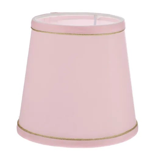 Drum Lamp Shade Linen Fabric Lamp Cover Chandelier Lamp Shades for Chandeliers Lights Table Floor Wall Lamps Replacement 17.00X16.00X4.00CM Pink