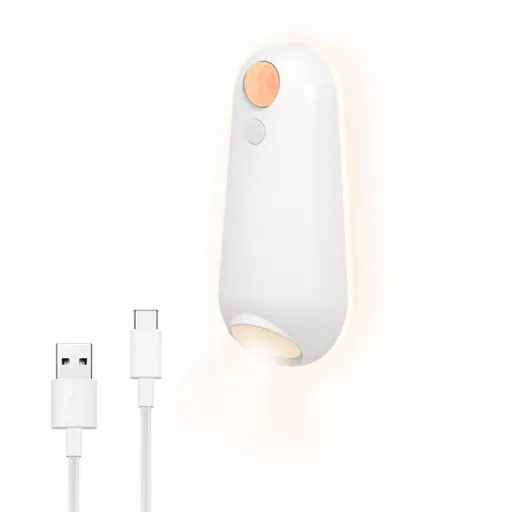 2-in-1 Motion Sensor Night Light with Toilet Light Function, 8 Color RGB Glow, Waterproof Rechargeable LED Lamp for Nighttime Use in Bathroom, Stairway, Hallway, and Bedside (3PCS)