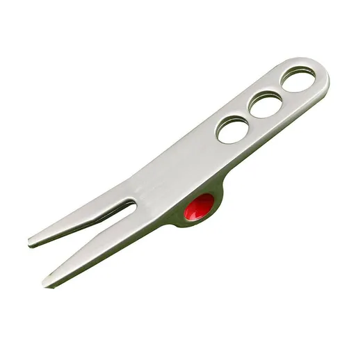 Silver Golf Ball Fork Pivot Divot Repair Tool Compatible Golf Divot Tools On-Course Accessories for Divot Tools