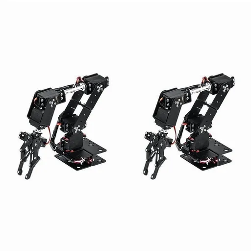 2X 6DOF Robot Mechanical Arm Clamp Claw Kit DOF Manipulator Industrial Grade Manipulator for Robotics