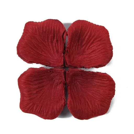 1000 PCS Silk Rose Petals Elegant Wedding or Event Decoration - Burgundy