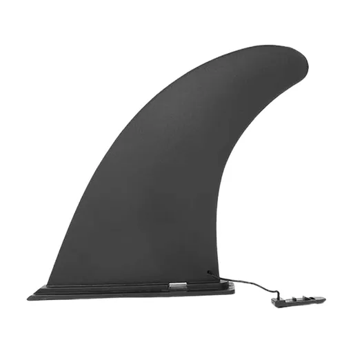 Paddle Board Fin Slip-In Detachable Center Fin Durable Nylon Plastic Replacement for SUP Surfboard Longboard Black 7.1in