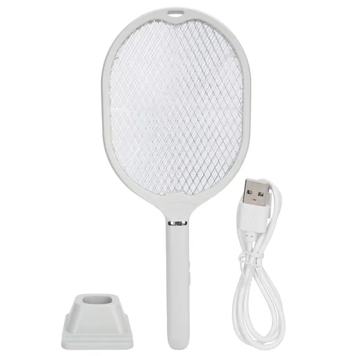 Electric Mosquito Swatter USB Charging 2 in 1 Mosquito Killer Lamp Racket for Home Use