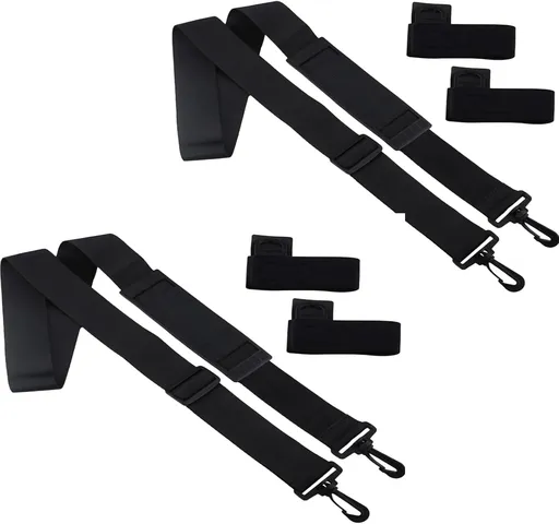 Fishing Rod Carry Strap，Sling Band Adjustable Shoulder Belt Tackle Holder，Nylon (2)
