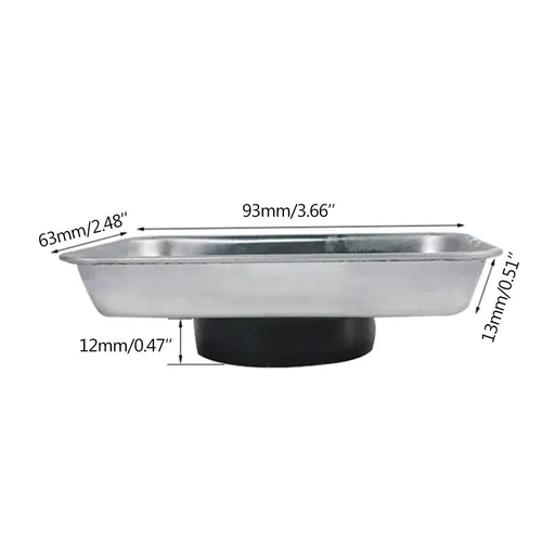 Versatile Magnetic Parts Storage Bowl Stay Vertical Or Horizontal Perfect For Bolts And Small Tools Storage Tray Parts Storage