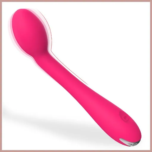 Rose Red Rechargeable Wand Vibrator - 12 Vibration Modes, Waterproof Design, Quiet Operation and USB Charging