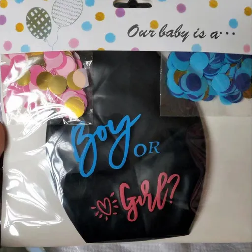 36 inch Balloon Set Confetti Tassel Yize latex Card 36-inch circle + two packs of paper scraps