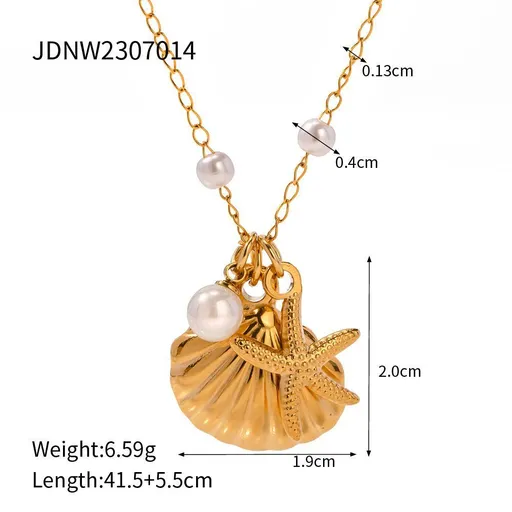 Classic Stainless Steel Necklace JDNW2307014