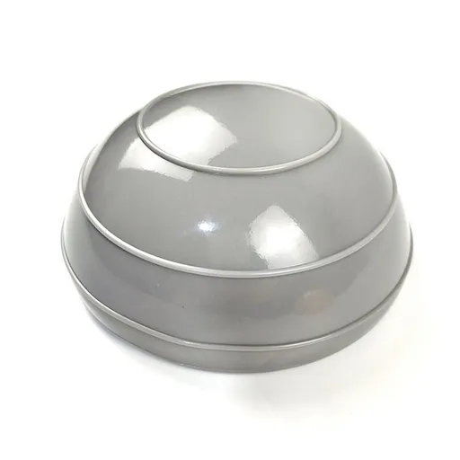 Mini Half Balance Ball PVC Exercise Yoga Pilates Training Ball 16cm - Gray
