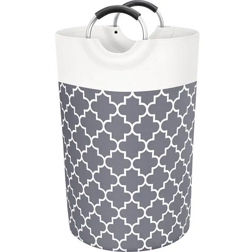 82L Large Capacity Laundry Basket for Dirty Clothes Toy Storage and Organizing - Grey
