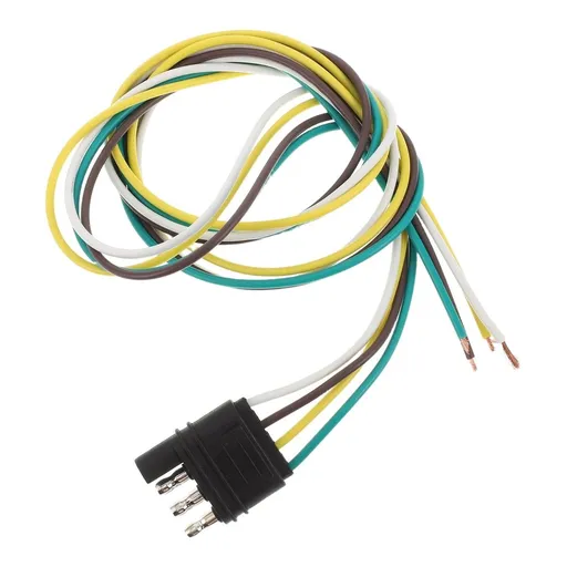 4 Pin Trailer Wire Connector Female Waterproof Harness for Standard Utility Trailer Hitch Wiring