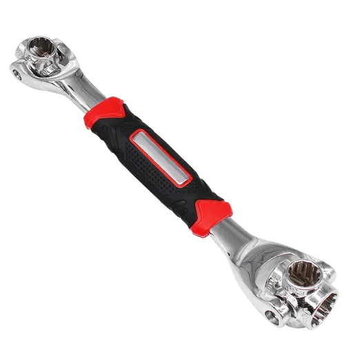 52 in 1 Socket Wrench, Stainless Steel Professional Multi-Functional Rotating Tools, 360 Degree Revolving Spanner
