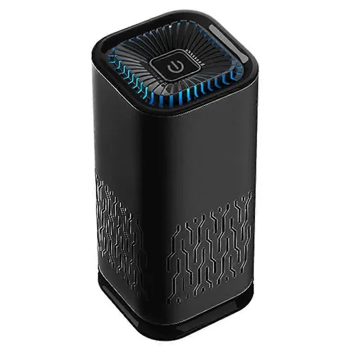 Air Ionizer Purifier for Car, Bedroom or Bathroom - Black Dashboard Unit