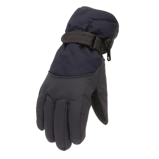 Gloves For Kids Toddler Skis Kids Gloves Winter Gloves Thick Gloves Stretchy Warm Gloves Boys Girls 6-24 Months 10-16 Year AHA2 kids snow gloves Black