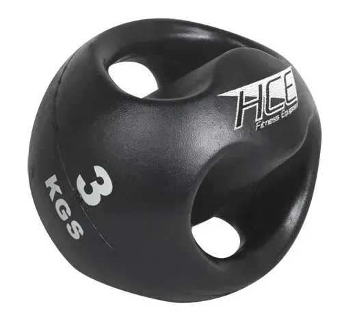 3KG Double Grip Handles Medicine Ball