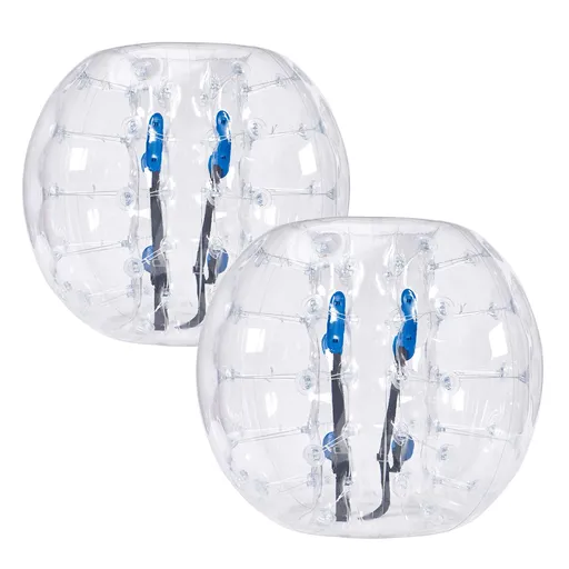 Inflatable Bumper Balls 2-Pack, 4FT/1.2M Body Sumo Zorb Balls for Teen & Adult, 0.8mm Thick PVC Human Hamster Bubble Balls for Outdoor Team Gaming Play, Bumper Bopper Toys for Garden, Yard, Park