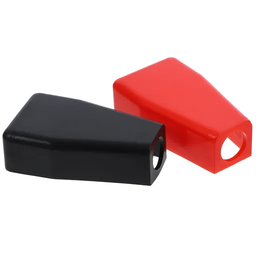 2Pcs Red Battery Terminal Covers for Automotive Repair Terminal Blocks Connector Socket