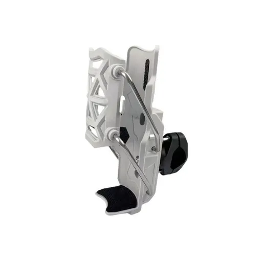Universal Bicycle Water Bottle Holder Adjustable Handlebar Cup Cage Bike Bottle Mount for Road Cycling Mountain Bike Outdoor Sports - White