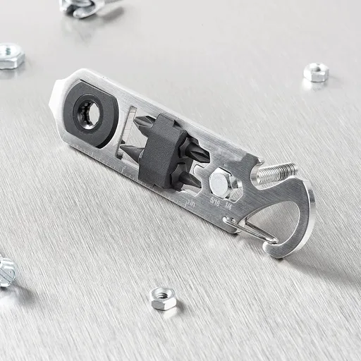 Titanium Pry Bar,Pocket Pry Bar Multifunctional Crowbar, Pocket Tool, Portable Bottle Opener Pocket Screwdriver