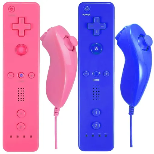 2 PACK Wii Remote Controller, Wii Game Wireless Controller for Nintendo Wii/Wii U Console