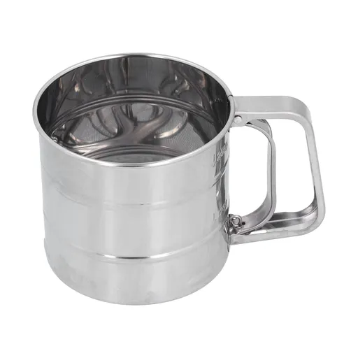 Stainless Steel Flour Sifter Baking Sugar Sifter Hand Held Sifter for Flour Icing Sugar