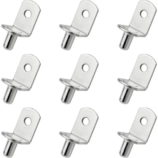 25 Pieces Shelf Support Pegs Metal Shelf Support Pin Shelf Pegs L Shape Bracket For Wood Or Glass Cabinet Cupboard