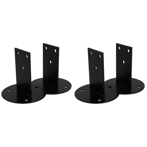 Sleek Handrail Bracket for Stairs Stainless Steel Black