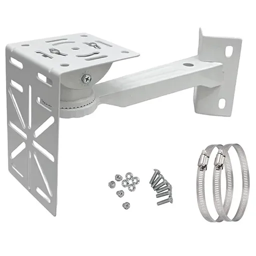 Dome Camera Bracket, Wall Ceiling Mount for Security Dome Cameras, Wall Mount,Corner (Vertical Pole Bracket+Hoop 7.8 in )